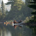 Pagami Creek firefighters paddling