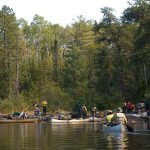 Pagami Creek fire crew paddling