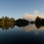 Pagami Creek Fire at dawn
