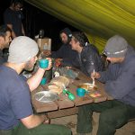 Pagami Creek Spike Camp dinner