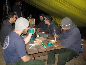 Pagami Creek Spike Camp dinner