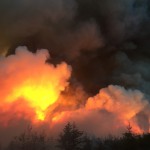 Palsburg Fire April 15, 2015. Credit: Tyler Fish