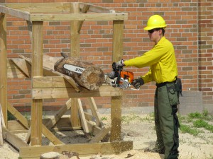 2015 Wildfire Academy saw course practice 5