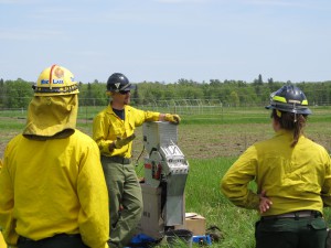 2015 Wildfire Academy aerial ignition discussion