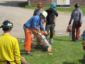 2015 Wildfire Academy Power saws training