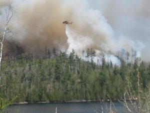 Ham Lake helicopter work