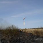 Berry Farm Fire helicopter work