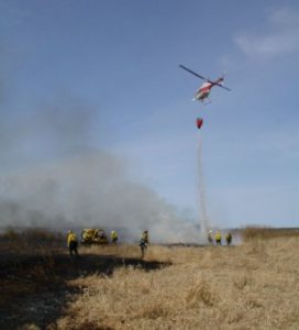 Helicopter bucket work