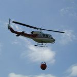 Type 2 helicopter with bucket