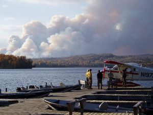 Gunflint Trail prescribed fire for blowdown