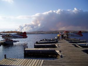 Gunflint trail prescribed fire