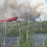 Ham Lake Air Tanker drop