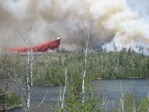 Ham Lake Air Tanker drop