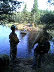 BWCA fire portaging firefighters