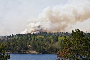 Smoke plume