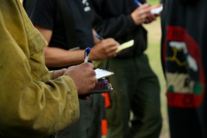 green-valley-fire-2013-morning briefing-taking notes