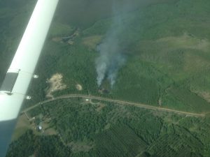 Scenic State Park fire aerial view June 17