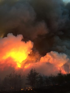 Palsburg Fire April 15, 2015. Credit: Tyler Fish