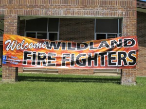 2015 Wildfire Academy Welcome Sign