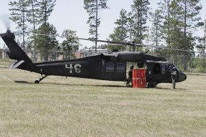 National Guard Blackhawk on ground