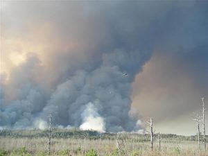 Ham Lake Fire helicopter work