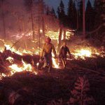 U Idaho prescribed burn flame length