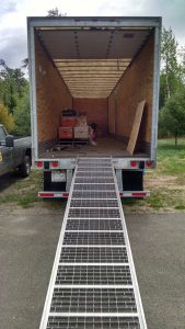 Cache truck - nearly empty