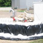 Sandbags protect Aitkin water, sewer plant, 2012